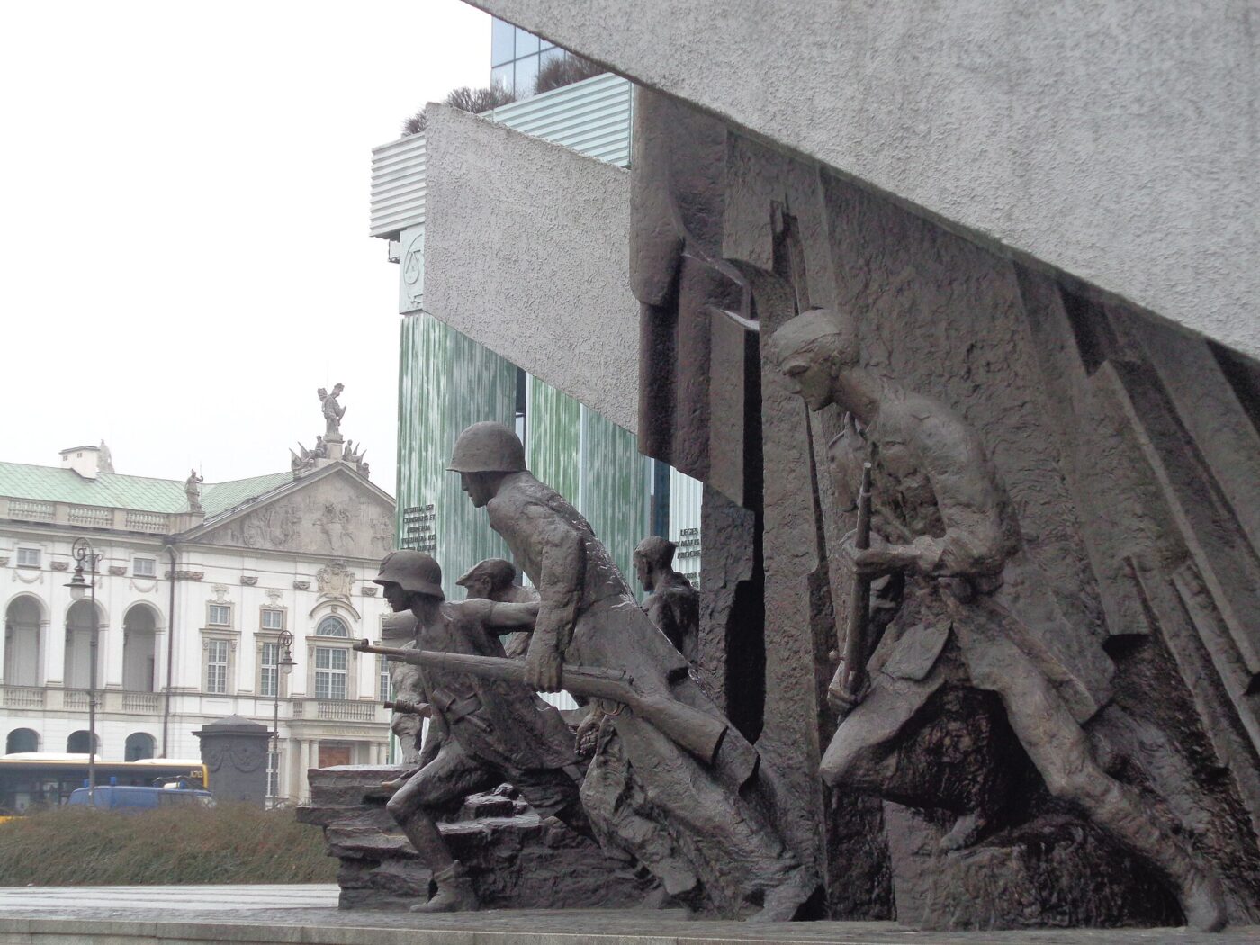 Pomnik Powstania Warszawskiego na placu Krasińskich w Warszawie
