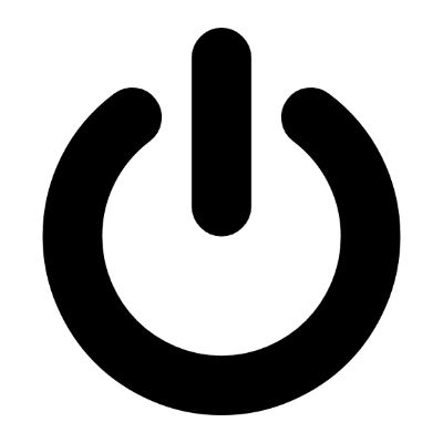 Symbol ON/OFF - power